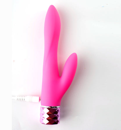 Maia Victoria - Pink 15.2 cm USB Rechargeable Rabbit Vibrator