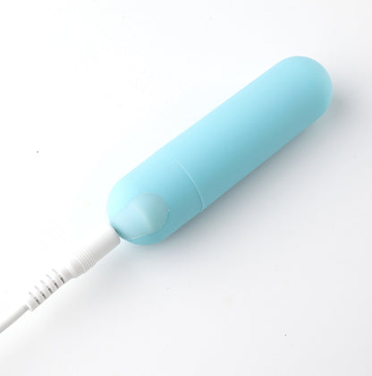 Maia Jessi - Teal Blue 7.6 cm USB Rechargeable Bullet