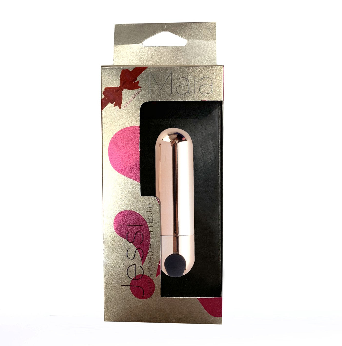 Maia Jessi - Rose Gold 7.6 cm USB Rechargeable Bullet