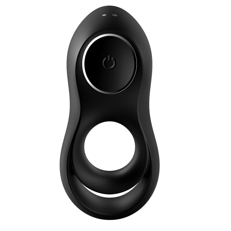 Satisfyer Legendary Duo - Black USB Rechargeable Cock & Balls Ring