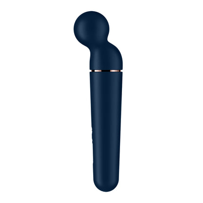 Satisfyer Planet Wand-er - Blue - Blue/Rose Gold USB Rechargeable Massager Wand