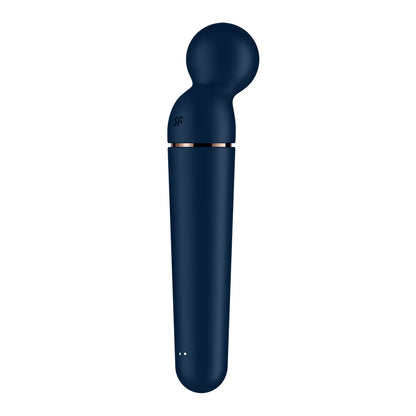 Satisfyer Planet Wand-er - Blue - Blue/Rose Gold USB Rechargeable Massager Wand