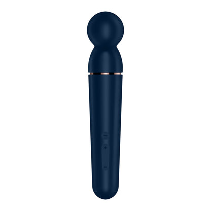 Satisfyer Planet Wand-er - Blue - Blue/Rose Gold USB Rechargeable Massager Wand