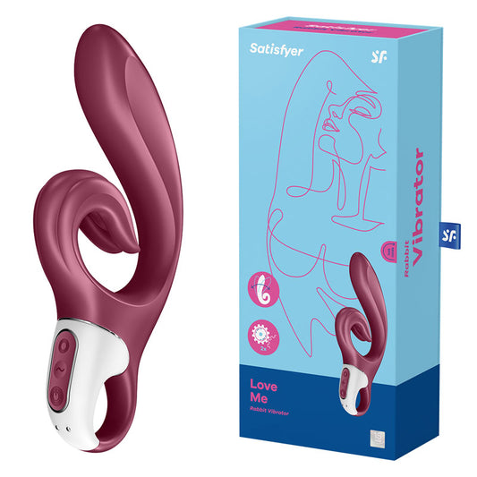 Satisfyer Love Me - Red USB Rechargeable Rabbit Vibrator