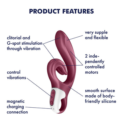 Satisfyer Love Me - Red USB Rechargeable Rabbit Vibrator