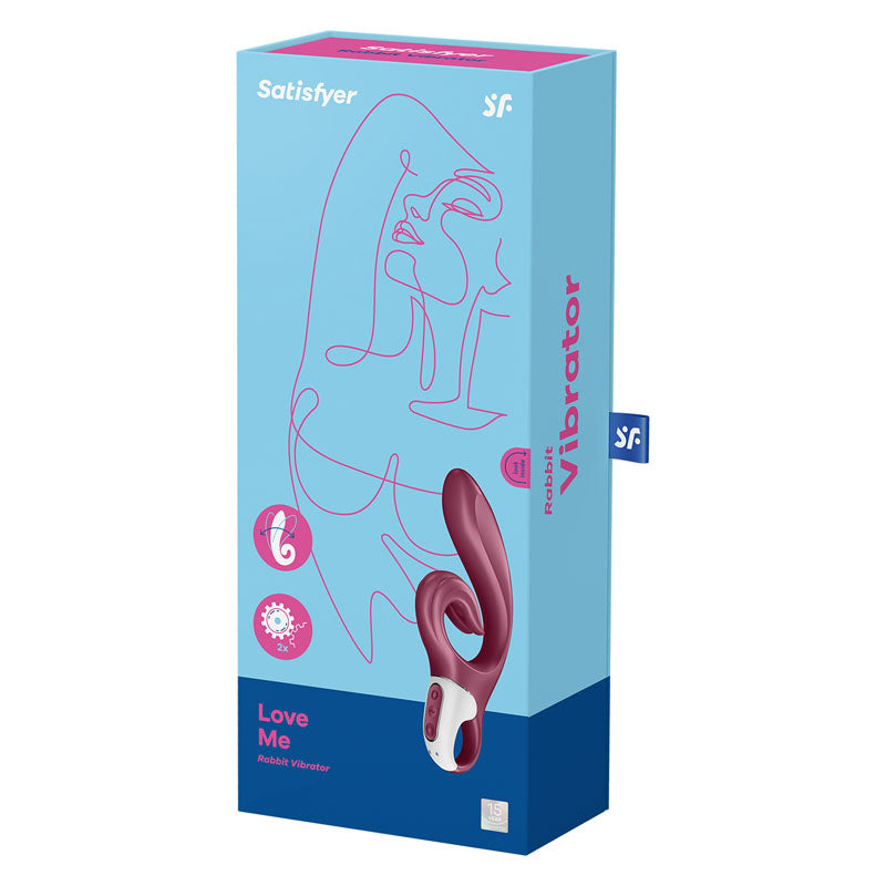 Satisfyer Love Me - Red USB Rechargeable Rabbit Vibrator