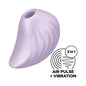 Satisfyer Pearl Diver - Violet - Violet USB Rechargeable Air Pulsation Stimulator