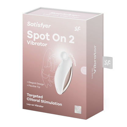 Satisfyer Spot On 2 - White USB Rechargeable Stimulator