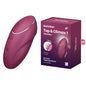 Satisfyer Tap & Climax 1 - Red - Red USB Rechargeable Pulsing Stimulator