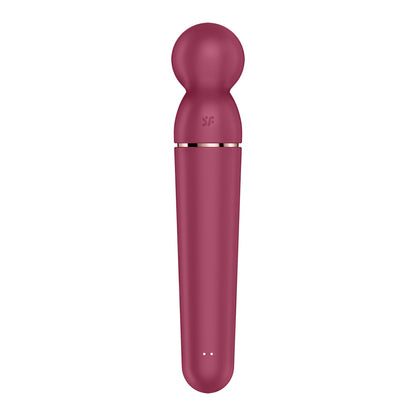 Satisfyer Planet Wand-er - Berry - Berry/Rose Gold USB Rechargeable Massager Wand