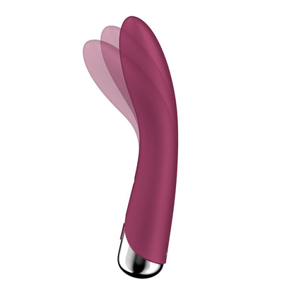 Satisfyer Spinning Vibe 1 - Red - Red 17.8 cm USB Rechargeable Rotating Vibrator