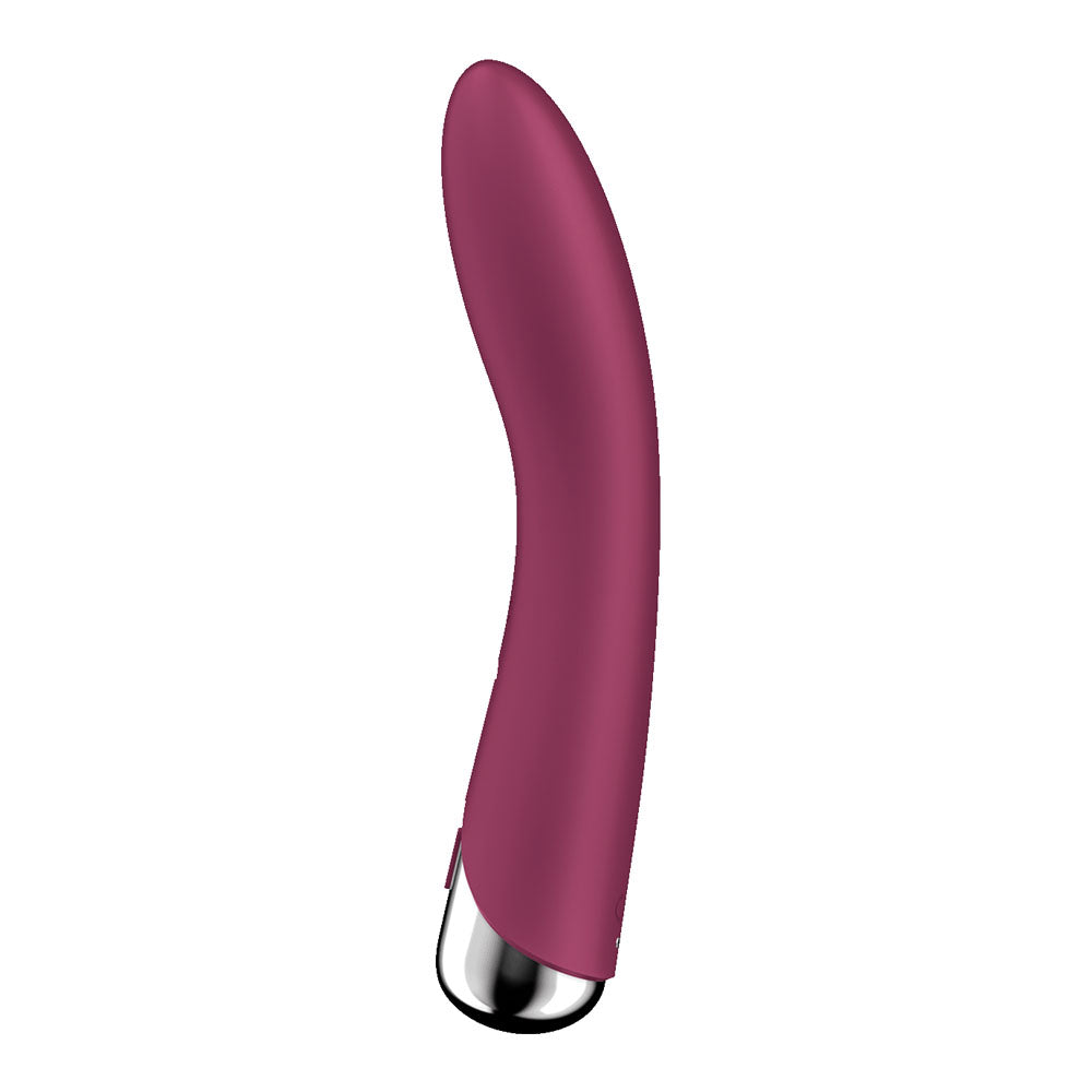 Satisfyer Spinning Vibe 1 - Red - Red 17.8 cm USB Rechargeable Rotating Vibrator