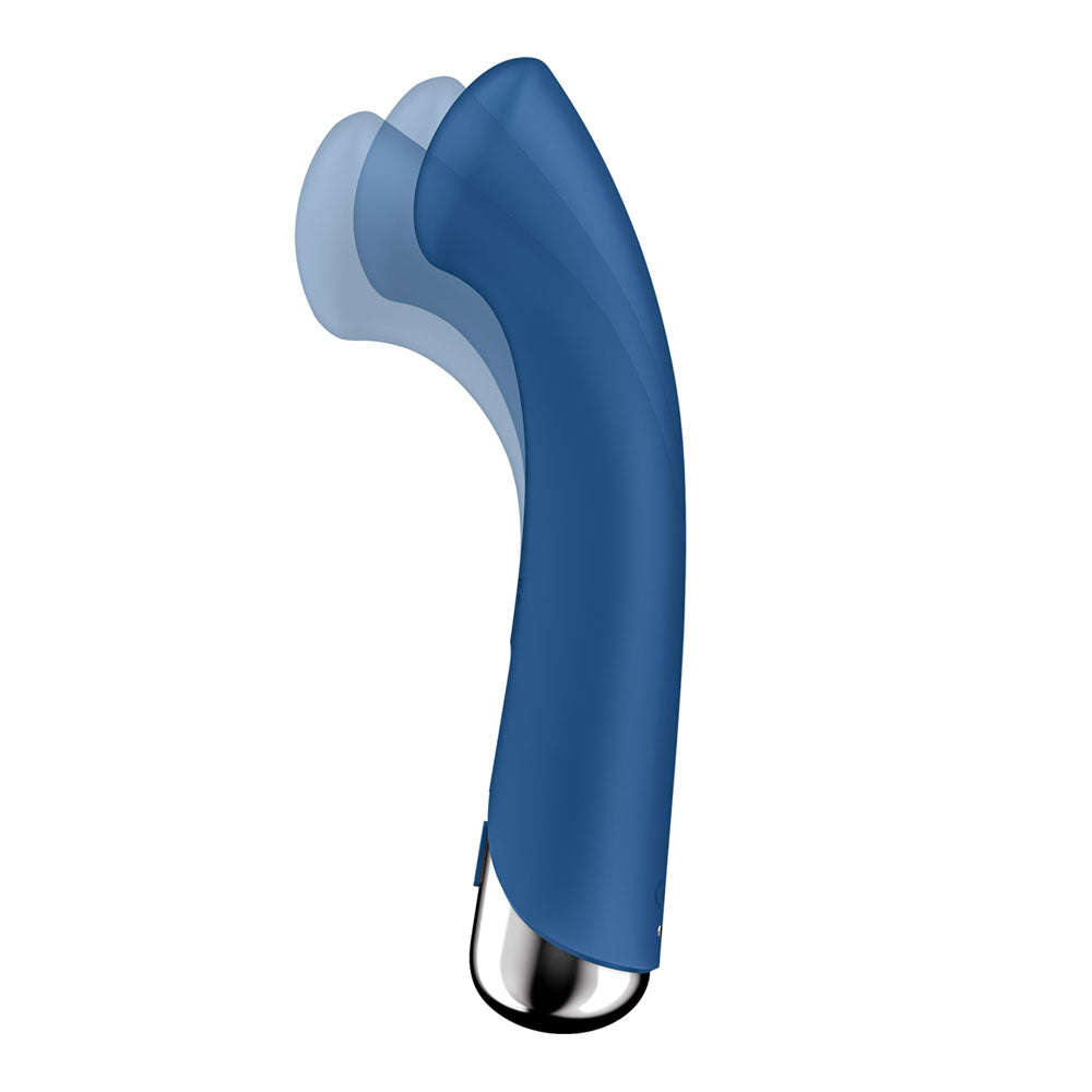 Satisfyer Spinning G-Spot 1 - Blue - Blue 16.5 cm USB Rechargeable Rotating Vibrator