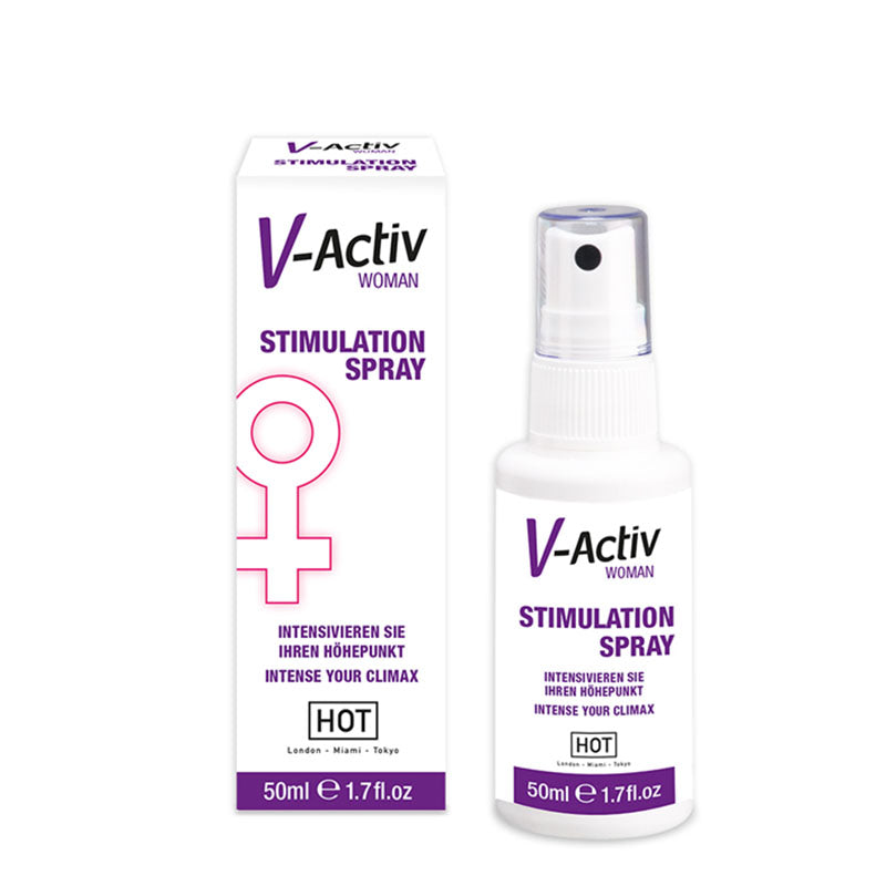 HOT V-activ Stimulation Spray - Enhancer Spray for Women - 50 ml Bottle