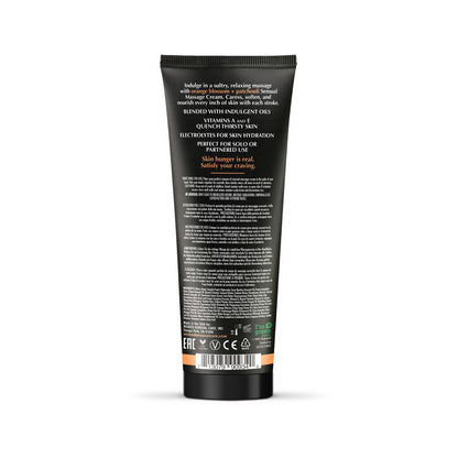 Wicked ORANGE BLOSSOM + PATCHOULI Sensual Massage Cream - Scented Massage Cream - 120 ml Tube