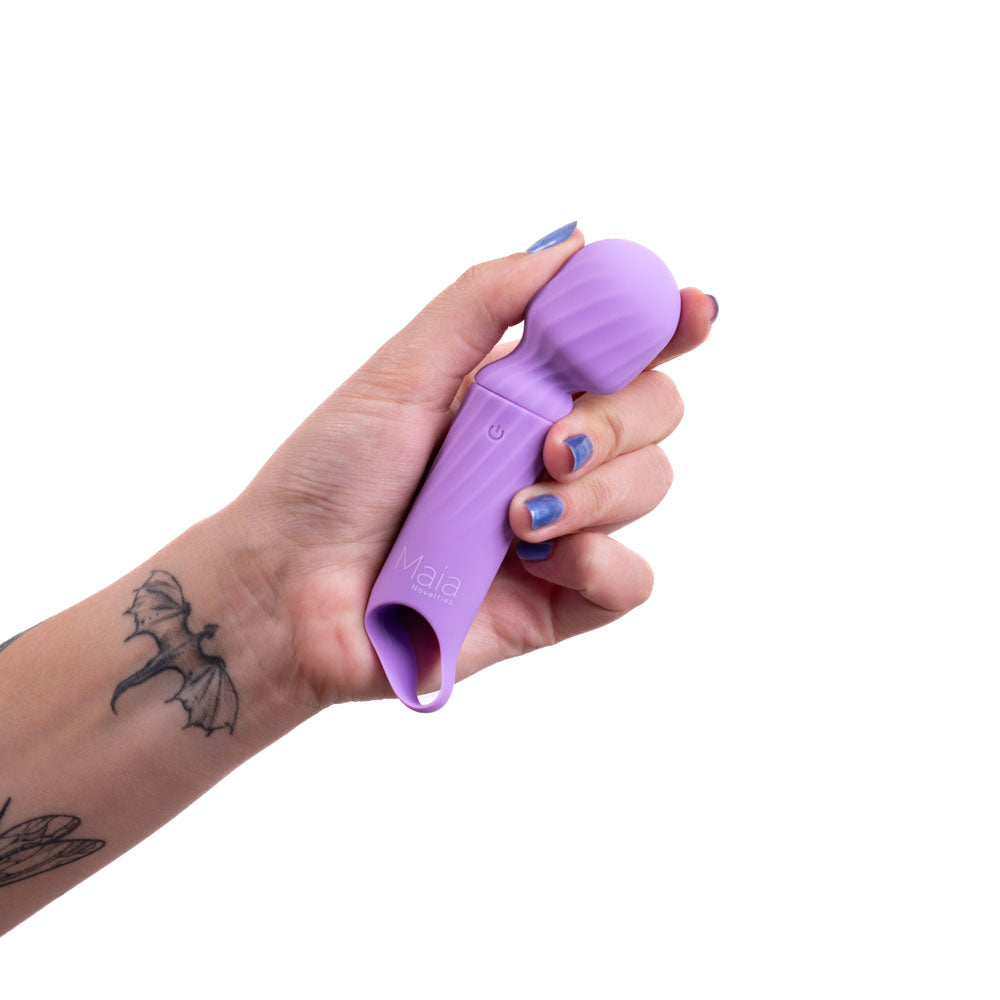 Maia DOLLY - Purple - Purple 12.7 cm USB Rechargeable Massage Wand