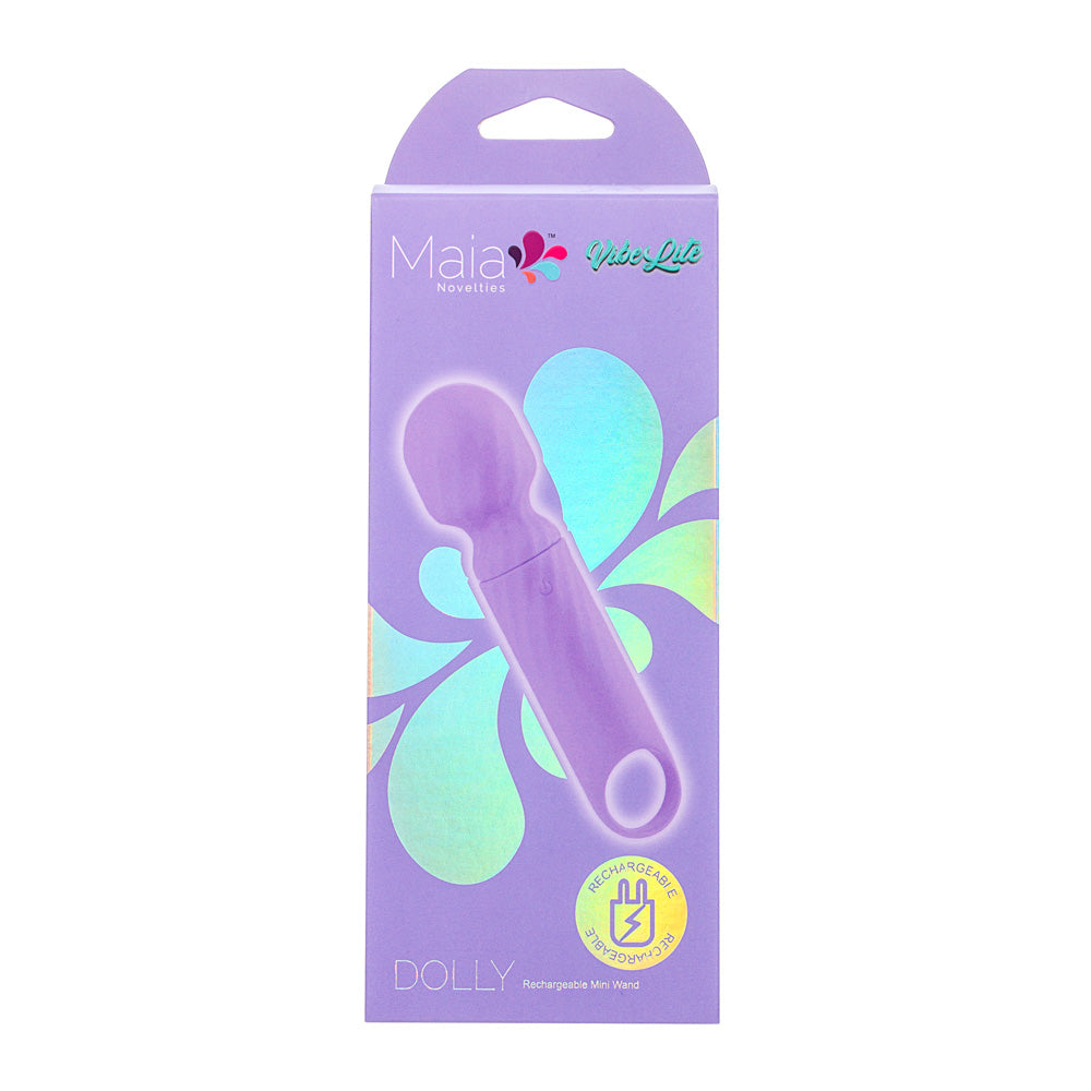 Maia DOLLY - Purple - Purple 12.7 cm USB Rechargeable Massage Wand