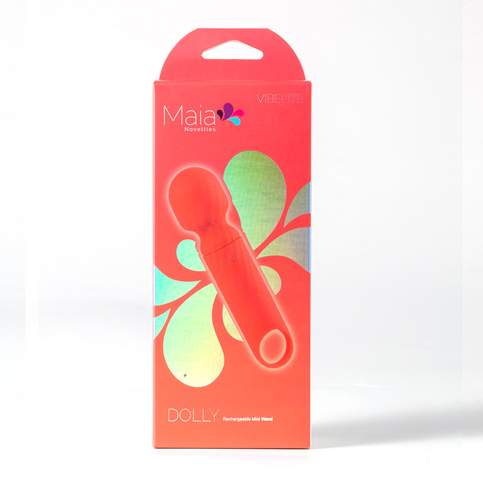 Maia DOLLY - Orange - Orange 12.7 cm USB Rechargeable Massage Wand