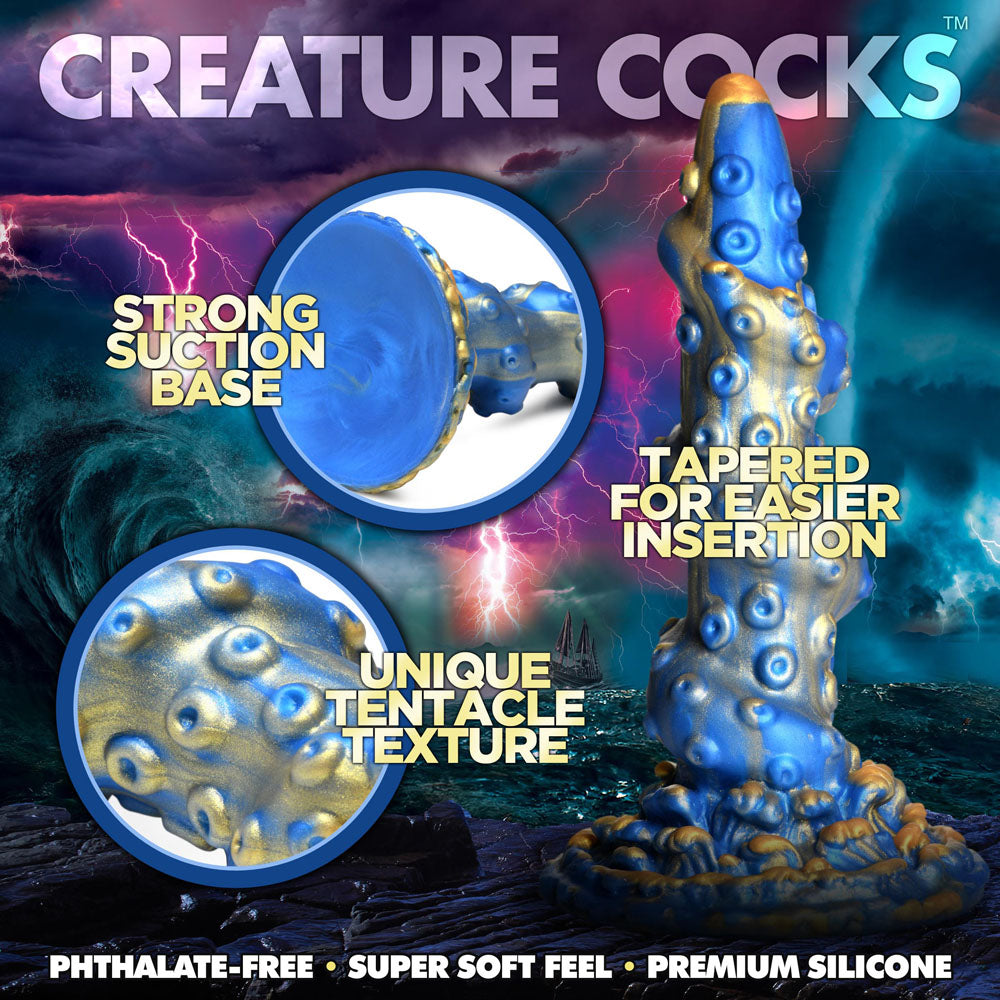 Creature Cocks Lord Kraken Dildo - Blue 21 cm Fantasy Tentacle Dildo