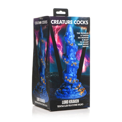 Creature Cocks Lord Kraken Dildo - Blue 21 cm Fantasy Tentacle Dildo