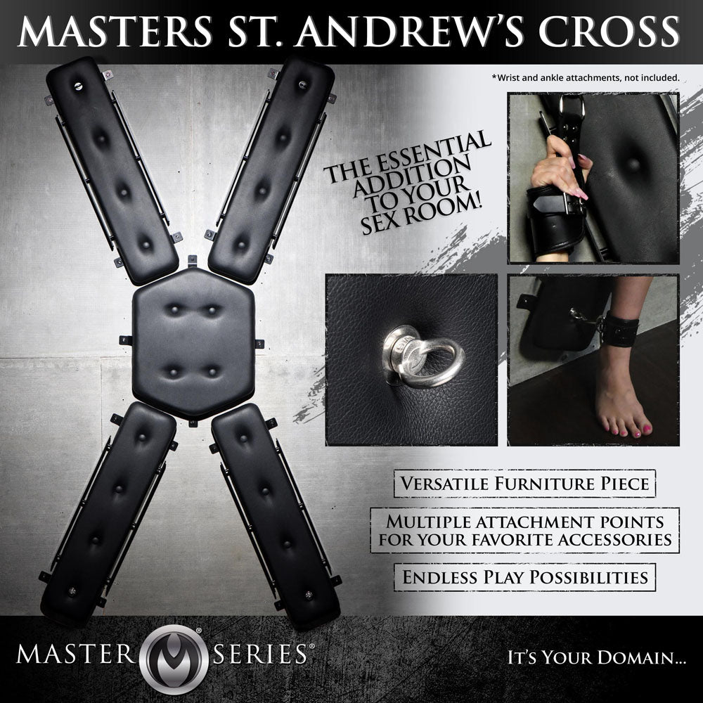 Master Series Master St Andrew's Cross - Bondage Furniture