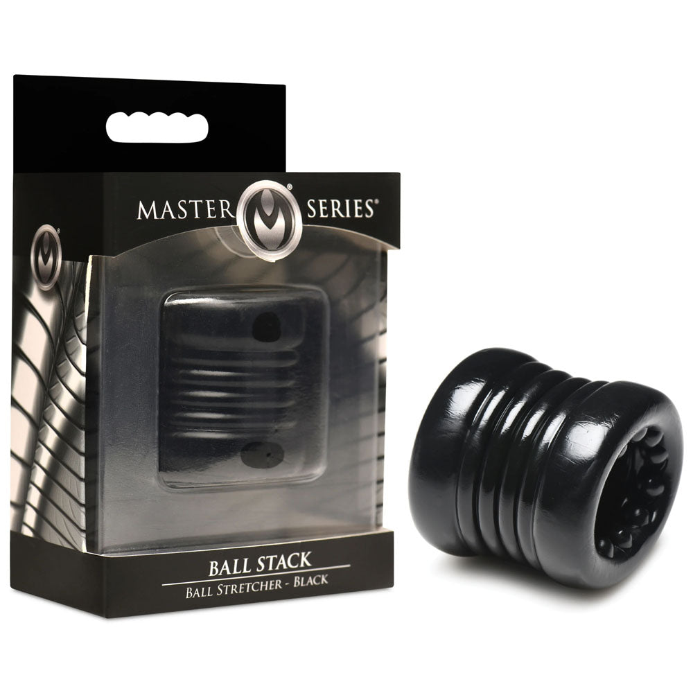 Master Series Ball Stack Ball Stretcher - Black - Black Ball Stretcher