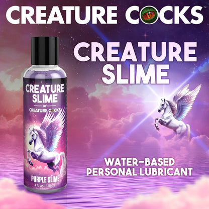 Creature Slime by Creature Cocks - Purple Slime - Purple Water Based Lubricant - 118 ml Bottle