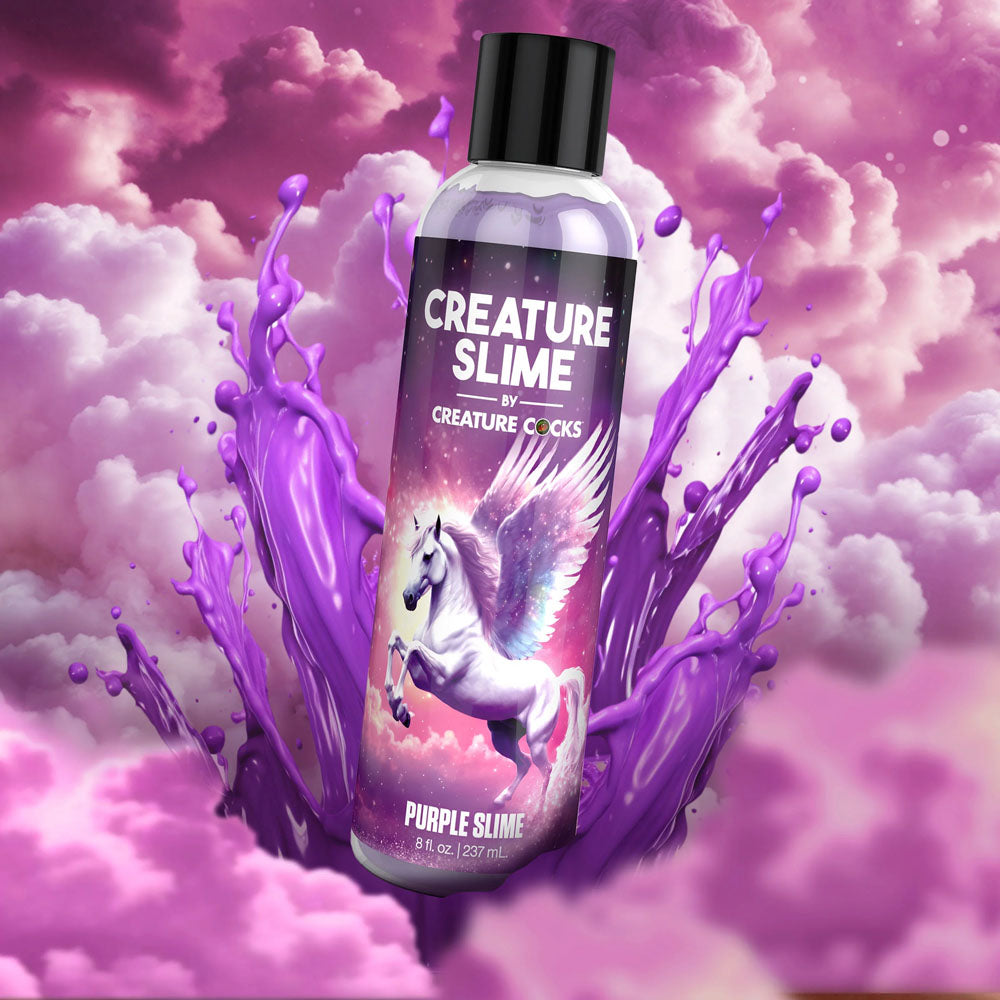 Creature Slime by Creature Cocks - Purple Slime - Purple Water Based Lubricant - 237 ml Bottle