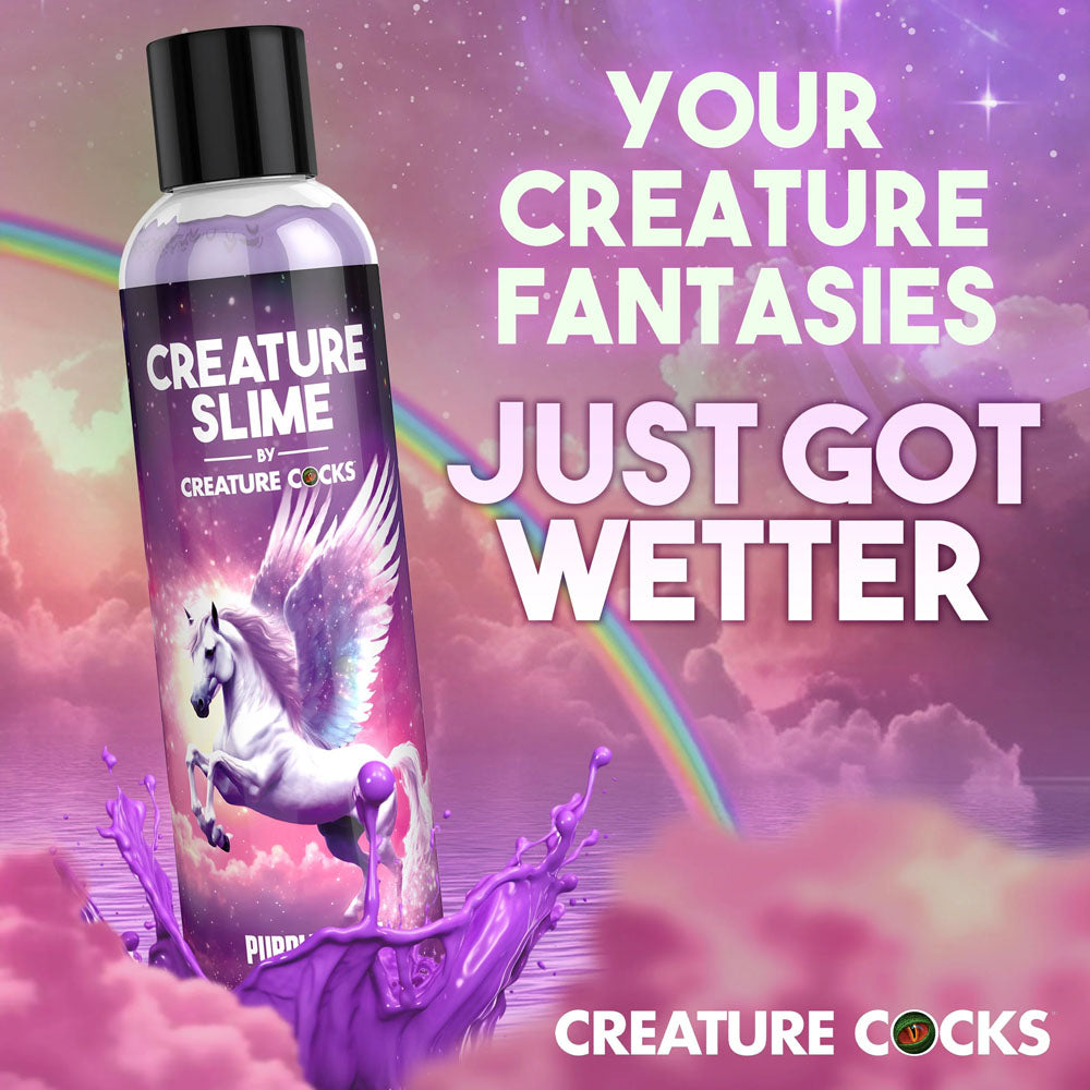 Creature Slime by Creature Cocks - Purple Slime - Purple Water Based Lubricant - 237 ml Bottle