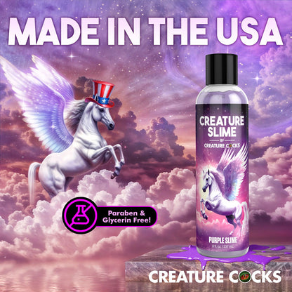 Creature Slime by Creature Cocks - Purple Slime - Purple Water Based Lubricant - 237 ml Bottle