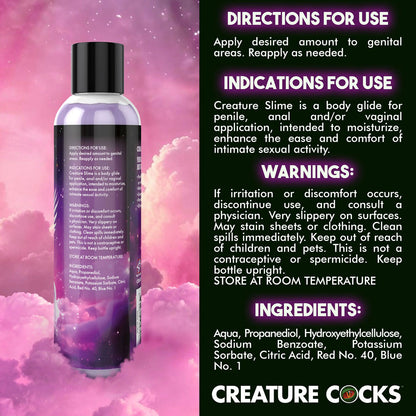 Creature Slime by Creature Cocks - Purple Slime - Purple Water Based Lubricant - 237 ml Bottle