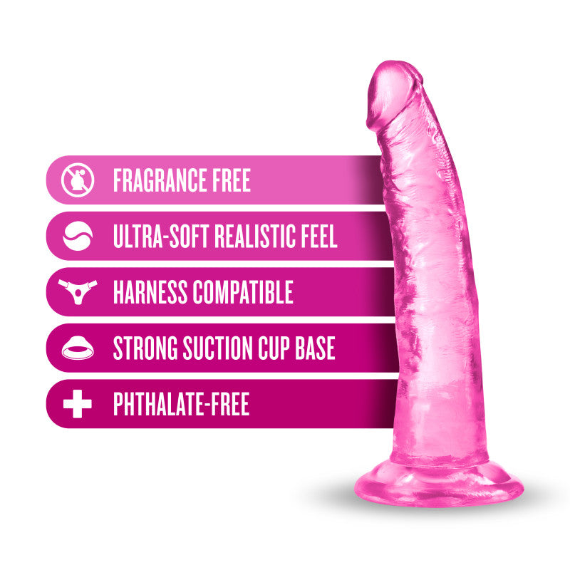 B Yours Plus Lust N Thrust - Pink - Pink 19 cm (7.5'') Dong