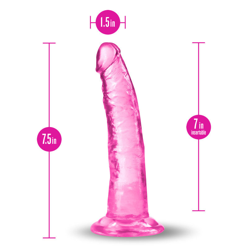 B Yours Plus Lust N Thrust - Pink - Pink 19 cm (7.5'') Dong