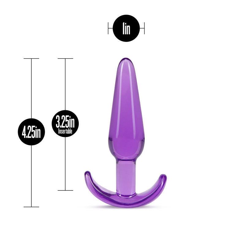 B Yours Slim Anal Plug - Purple 10.8 cm Butt Plug