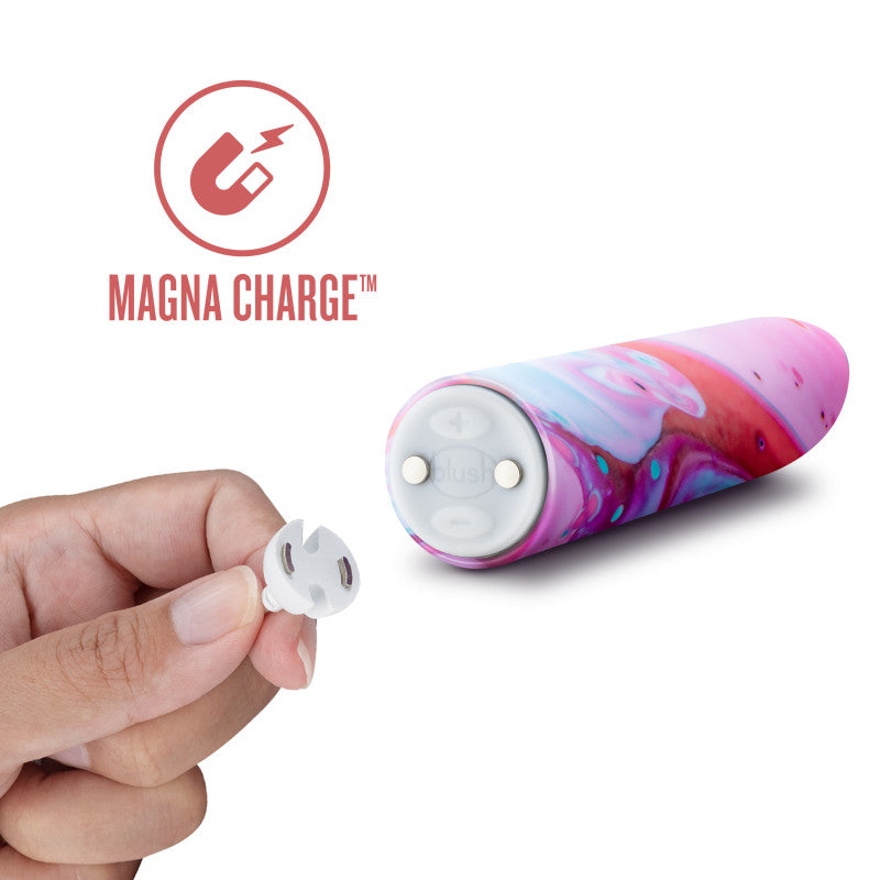 Limited Addiction Fascinate - Power Vibe - Peach 10.2 cm USB Rechargeable Bullet