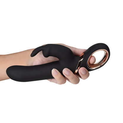 Lush Victoria - Black 22.9 cm (9'') USB Rechargeable Rabbit Vibrator