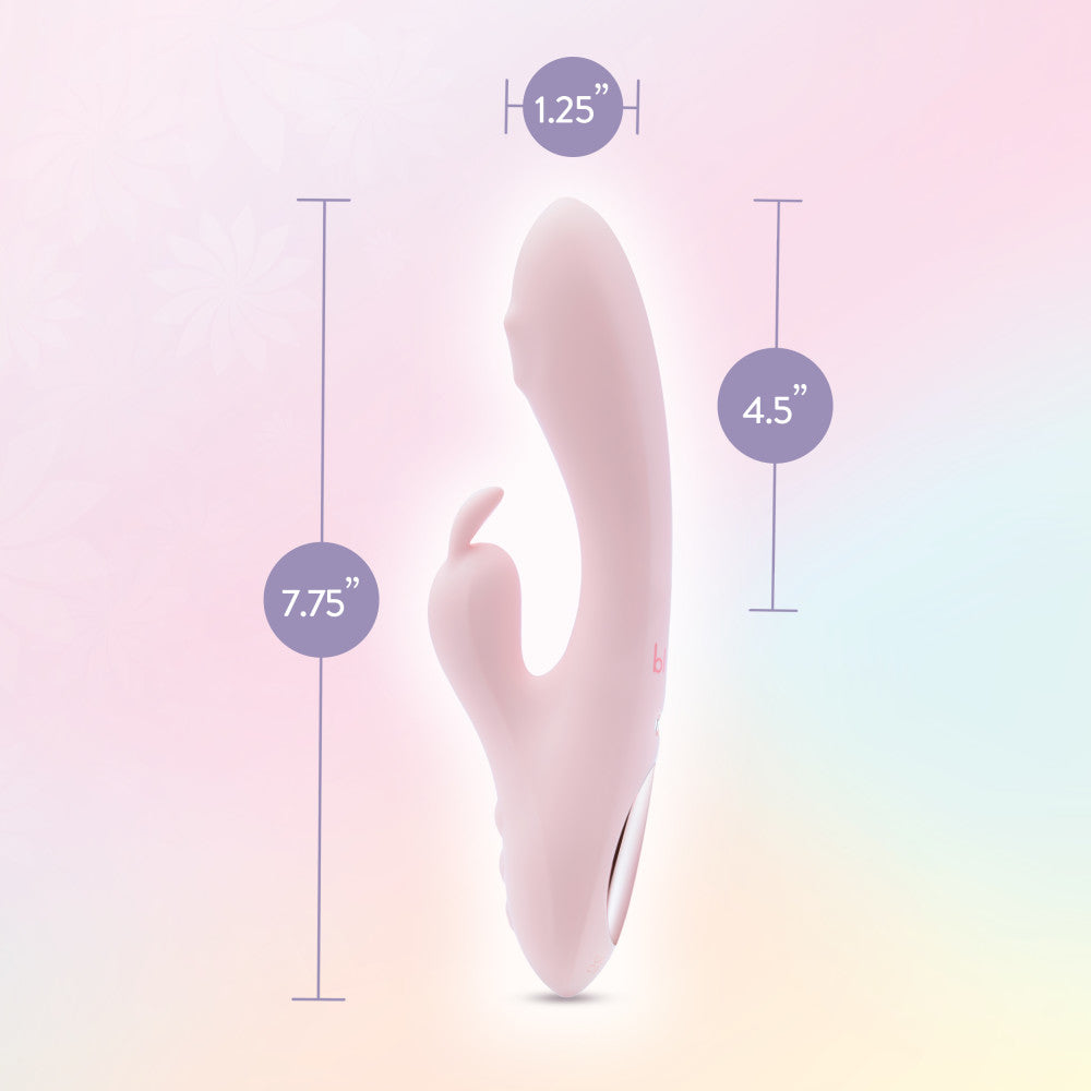 Play With Me - Fairy Flutter - Pink 19.7 cm USB Rechargeable Rabbit Vibrator