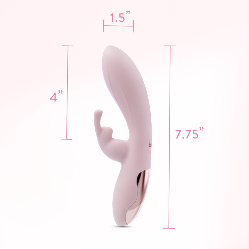 Blush - Morgan - Pink 19.7 cm USB Rechargeable Rabbit Vibrator