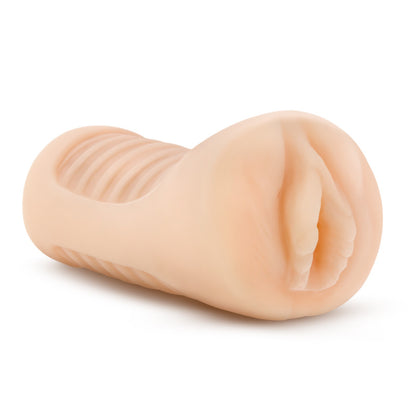 M Elite Soft and Wet - Annabella - Flesh Vibrating Vagina Stroker