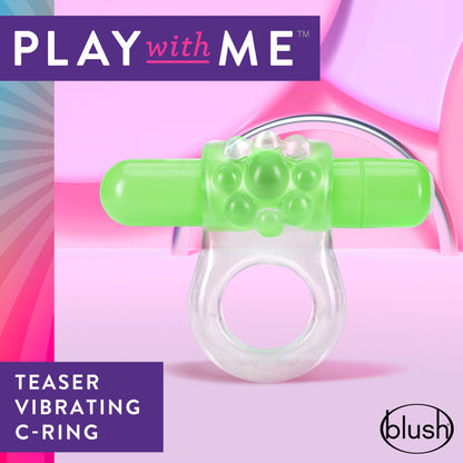 Play With Me Teaser Vibrating C-Ring - G -