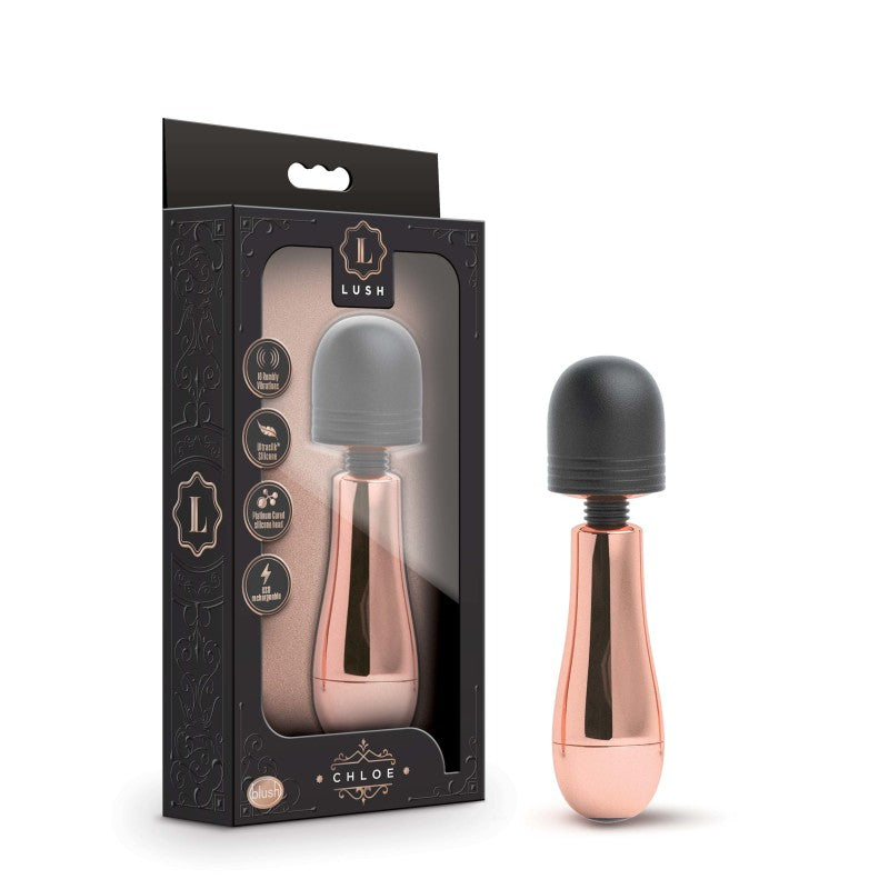 Lush Chloe - Rose Gold USB Rechargeable Mini Massager Wand