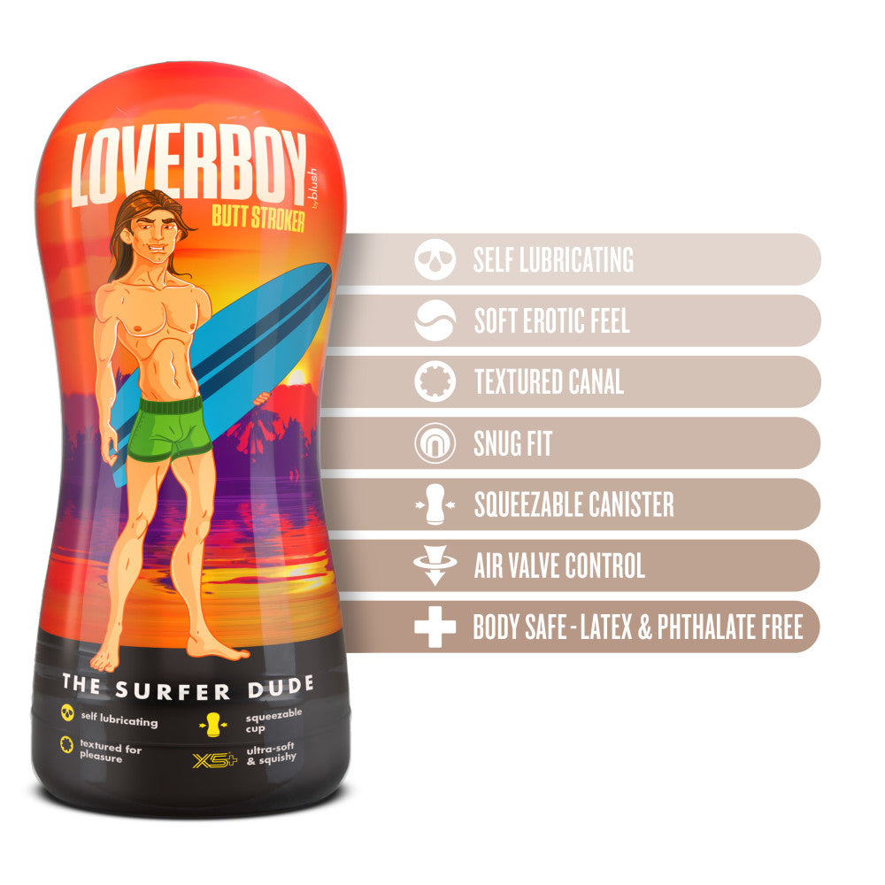 Coverboy The Surfer Dude - Flesh Male Ass Stroker