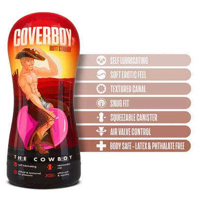 Coverboy The Cowboy - Flesh Male Ass Stroker