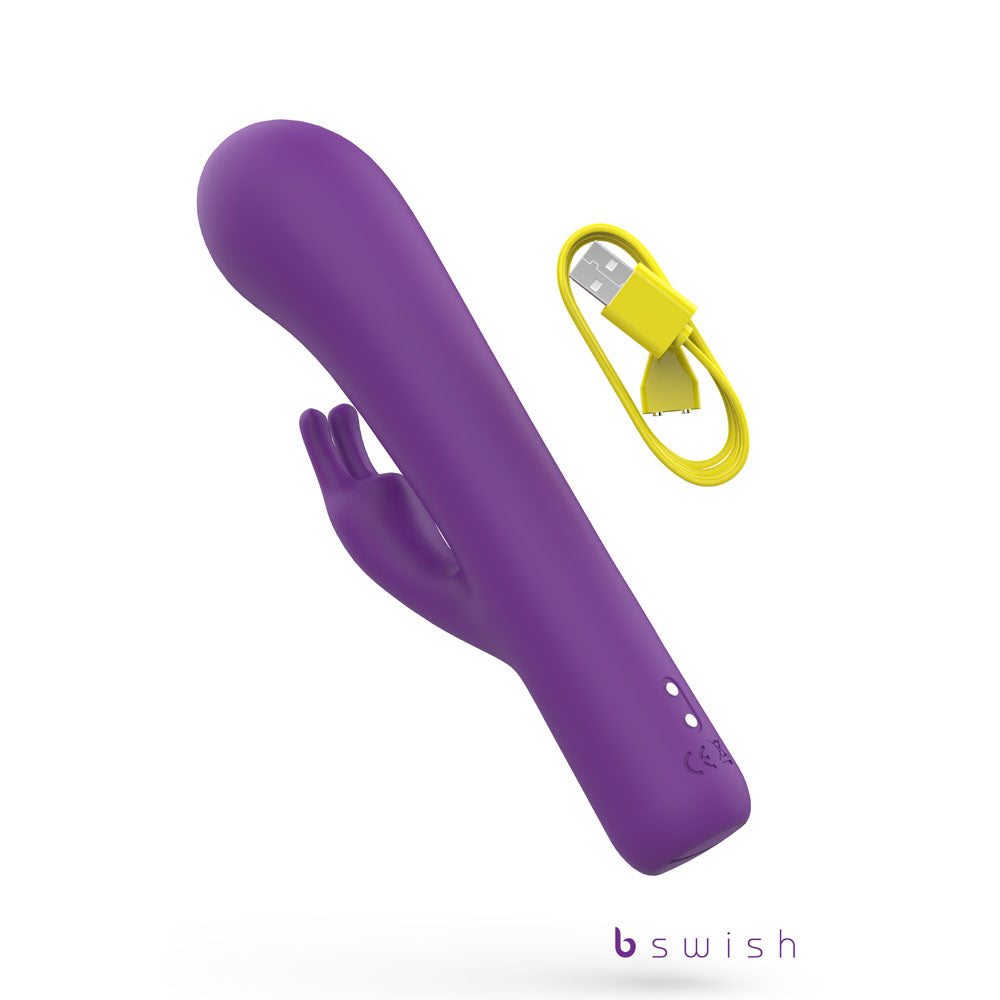 Bwild Bunny Infinite Deluxe - Purple - Purple 19.3 cm USB Rechargeable Rabbit Vibrator