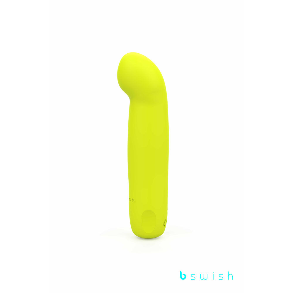 Bcute Curve Infinite Classic Limited Edition - Citrus Yellow - Yellow 10 cm USB Rechargeable Vibrator with Limited Edition Storage Case