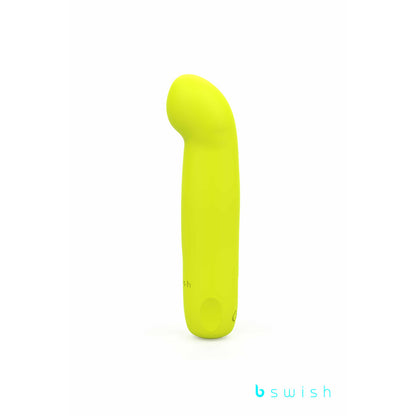 Bcute Curve Infinite Classic Limited Edition - Citrus Yellow - Yellow 10 cm USB Rechargeable Vibrator with Limited Edition Storage Case