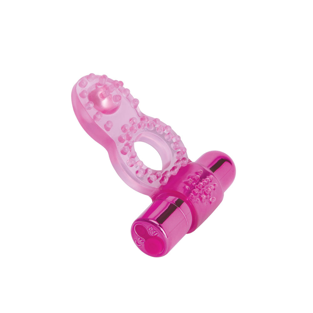 Bodywand Rechargeable Deluxe Orgasm Enhancer Ring - Pink USB Rechargeable Vibrating Cock Ring