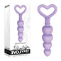 Evolved Sweet Treat - Purple 11.5 cm Beaded Butt Plug with Handle