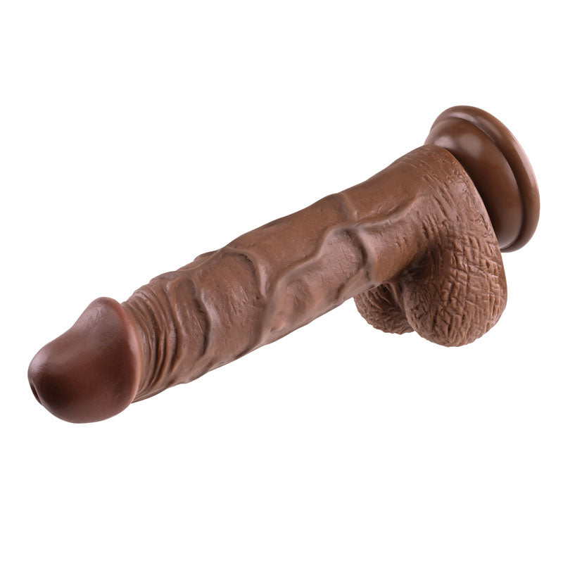 Evolved REALISTIC DILDO 8'' DARK - Brown 21 cm Dong