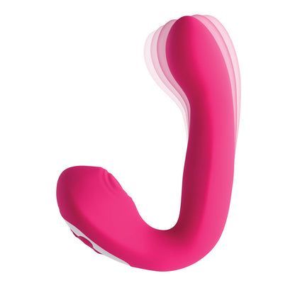 Evolved BUCK WILD - Pink USB Rechargeable Flicking Vibrator